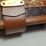 Louis Vuitton(LV) Petite Malle Handbag Limited Edition Grace Coddington Catogram Canvas — thumbnail 19