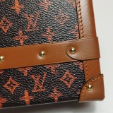 Louis Vuitton(LV) Petite Malle Handbag Limited Edition Grace Coddington Catogram Canvas — thumbnail 16