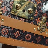 Louis Vuitton(LV) Petite Malle Handbag Limited Edition Grace Coddington Catogram Canvas — thumbnail 13