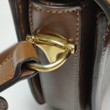 Gucci Horsebit 1955 Shoulder Bag GG Coated Canvas with Leather Small — thumbnail 12