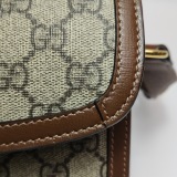Gucci Horsebit 1955 Shoulder Bag GG Coated Canvas with Leather Small — thumbnail 20
