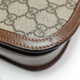 Gucci Horsebit 1955 Shoulder Bag GG Coated Canvas with Leather Small — thumbnail 18