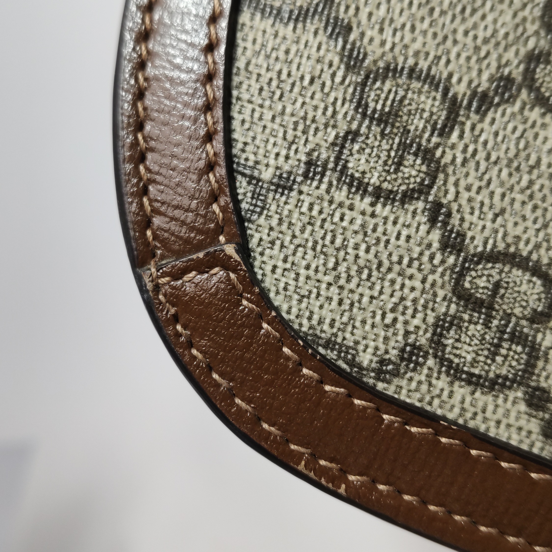 Gucci Horsebit 1955 Shoulder Bag GG Coated Canvas with Leather Small — photo 21 of 21