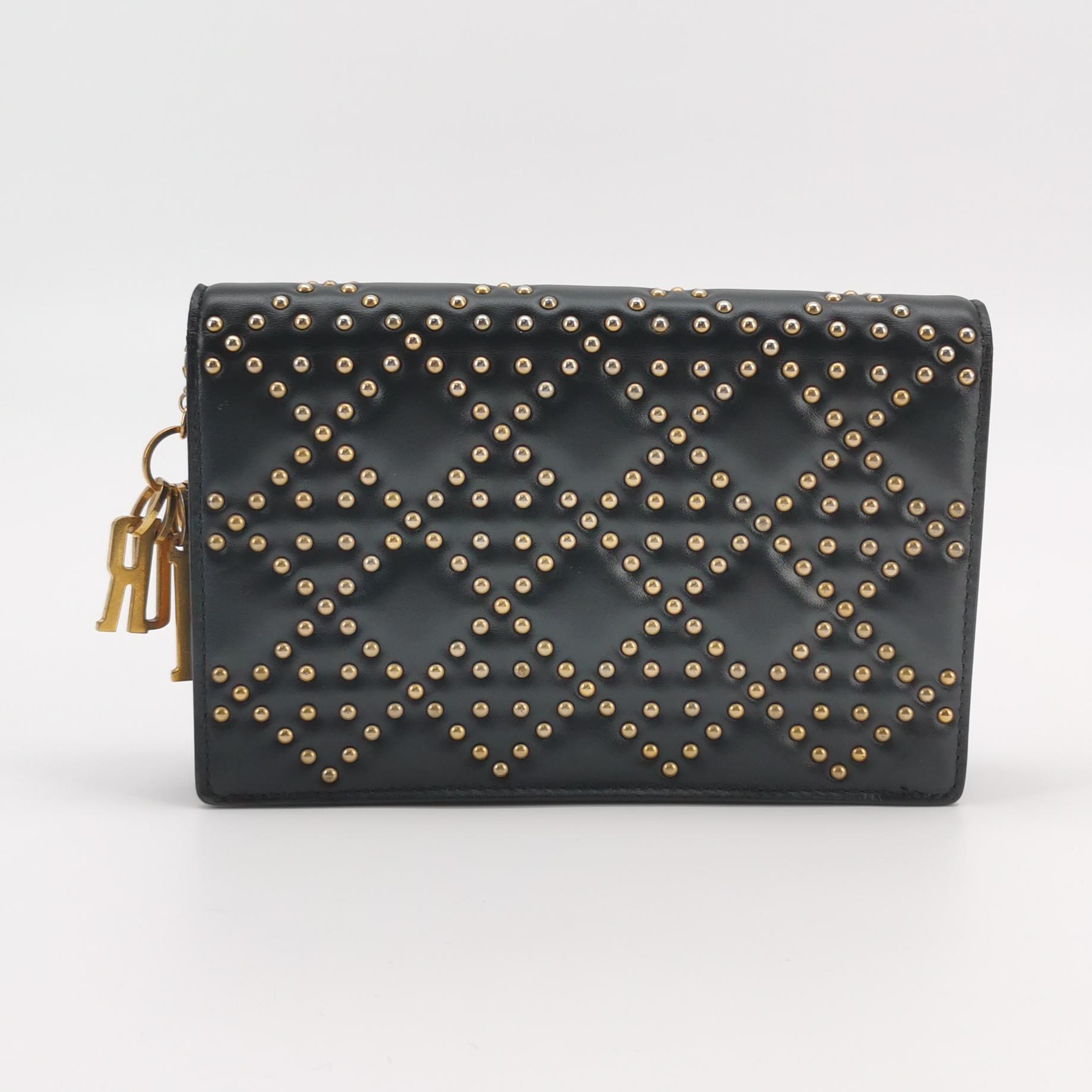 Christian Dior Supple Lady Dior Bag Cannage Studded Lambskin — photo 5 of 23