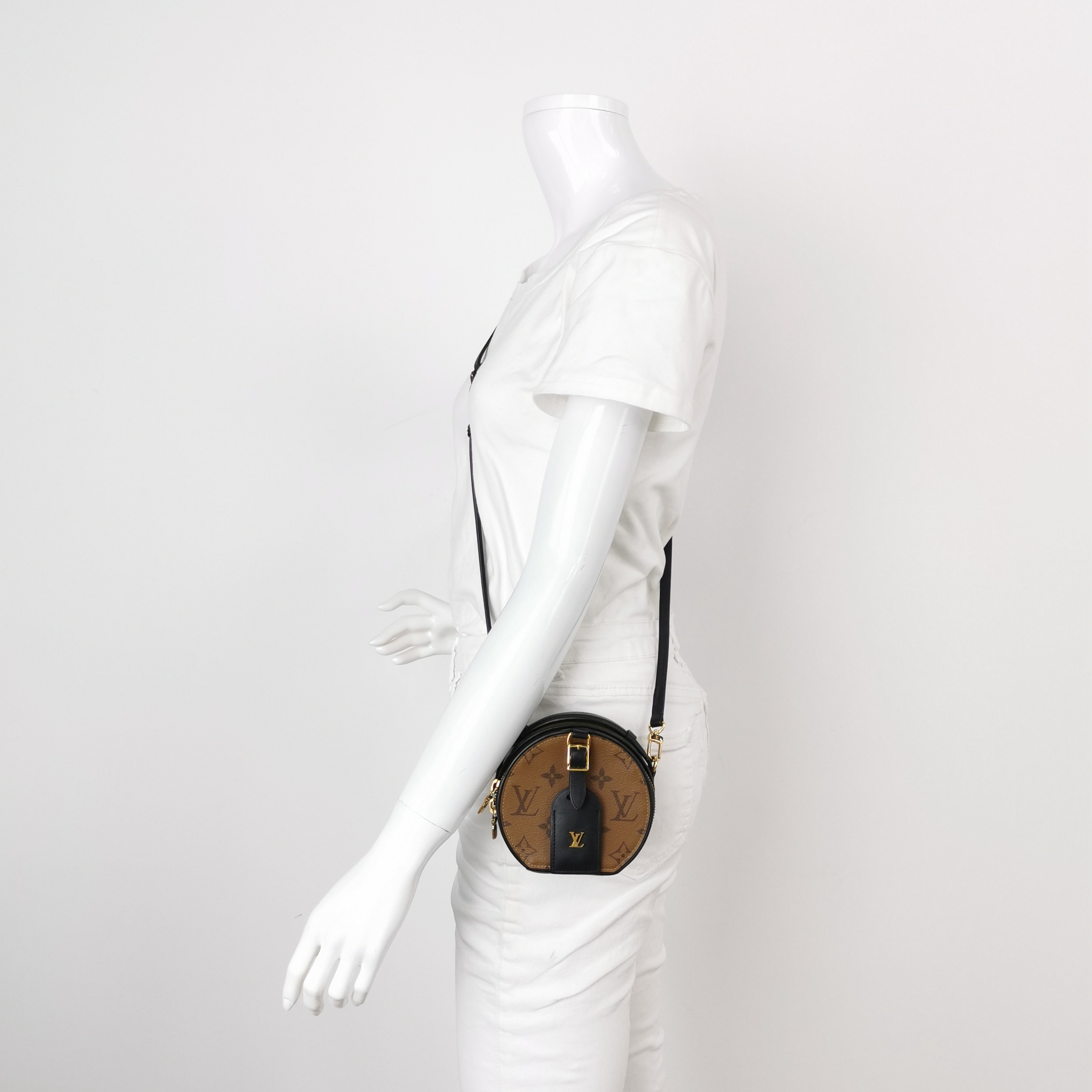 Louis Vuitton(LV) Mini Boite Chapeau Bag Reverse Monogram Canvas — alternate view
