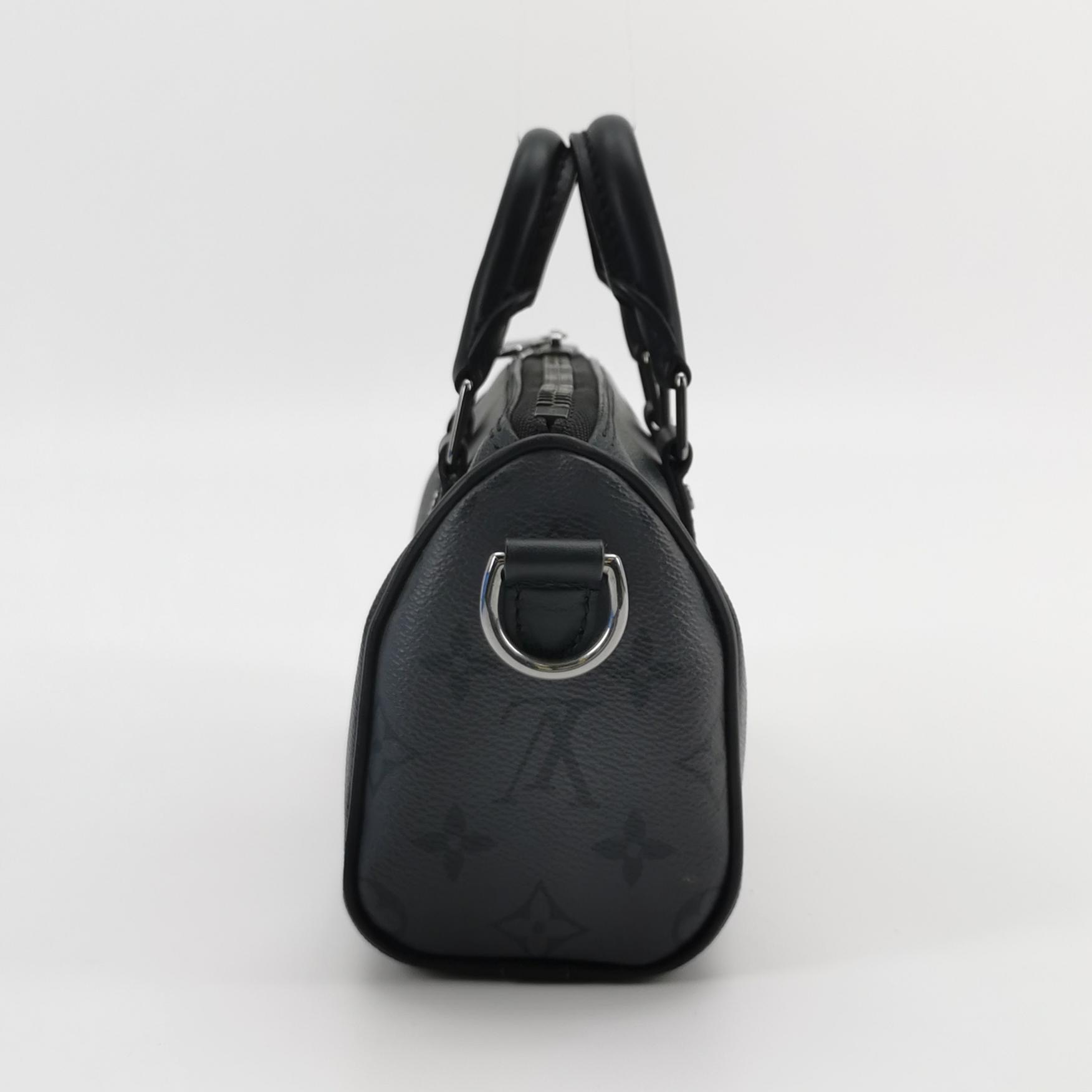 Louis Vuitton(LV) Keepall Bandouliere Bag Reverse Monogram Eclipse Canvas XS — photo 4 of 20
