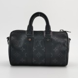 Louis Vuitton(LV) Keepall Bandouliere Bag Reverse Monogram Eclipse Canvas XS — thumbnail 5