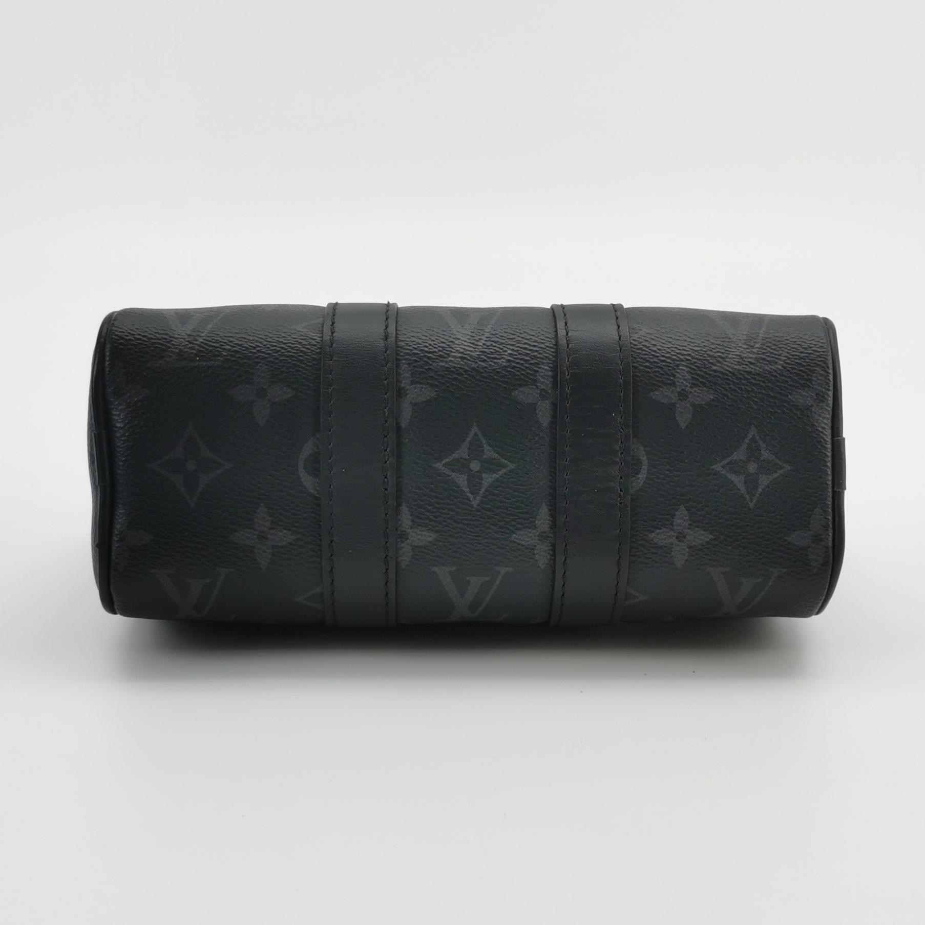 Louis Vuitton(LV) Keepall Bandouliere Bag Reverse Monogram Eclipse Canvas XS — photo 6 of 22