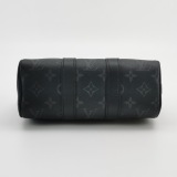 Louis Vuitton(LV) Keepall Bandouliere Bag Reverse Monogram Eclipse Canvas XS — thumbnail 6