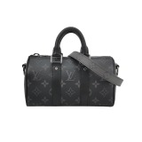 Louis Vuitton(LV) Keepall Bandouliere Bag Reverse Monogram Eclipse Canvas XS — thumbnail 1