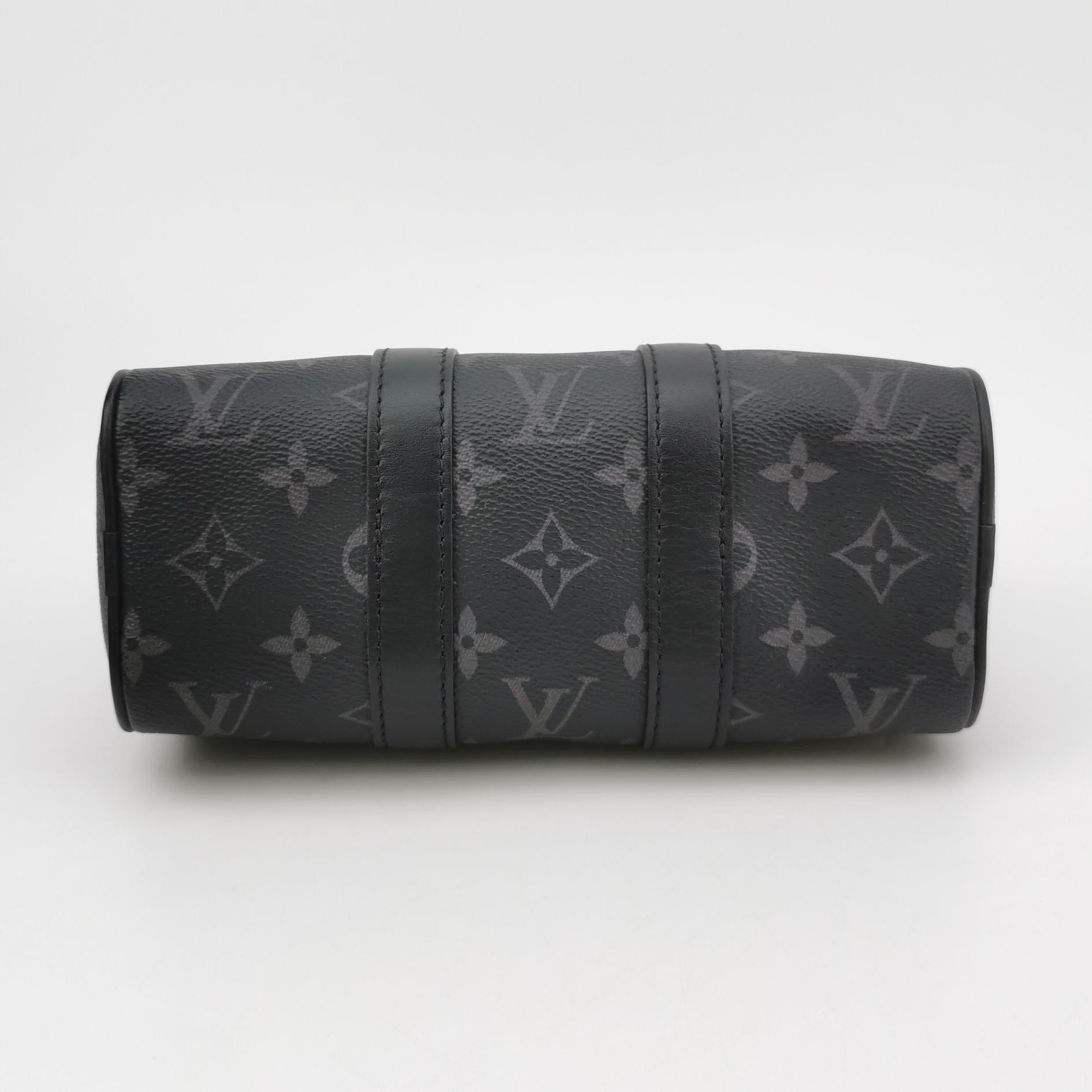 Louis Vuitton(LV) Keepall Bandouliere Bag Reverse Monogram Eclipse Canvas XS — photo 6 of 20