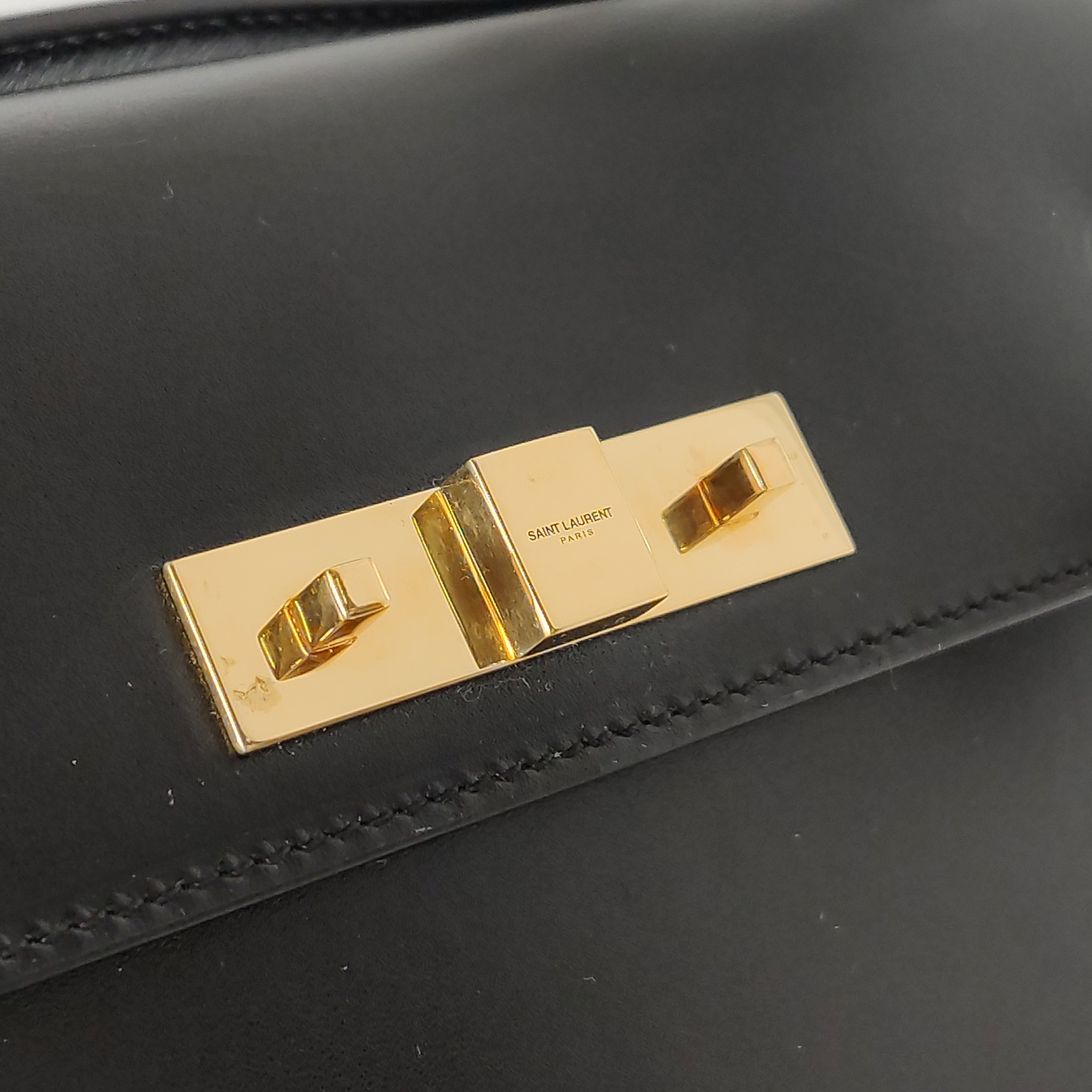 Saint Laurent Manhattan Shoulder Bag Leather Mini — photo 10 of 15