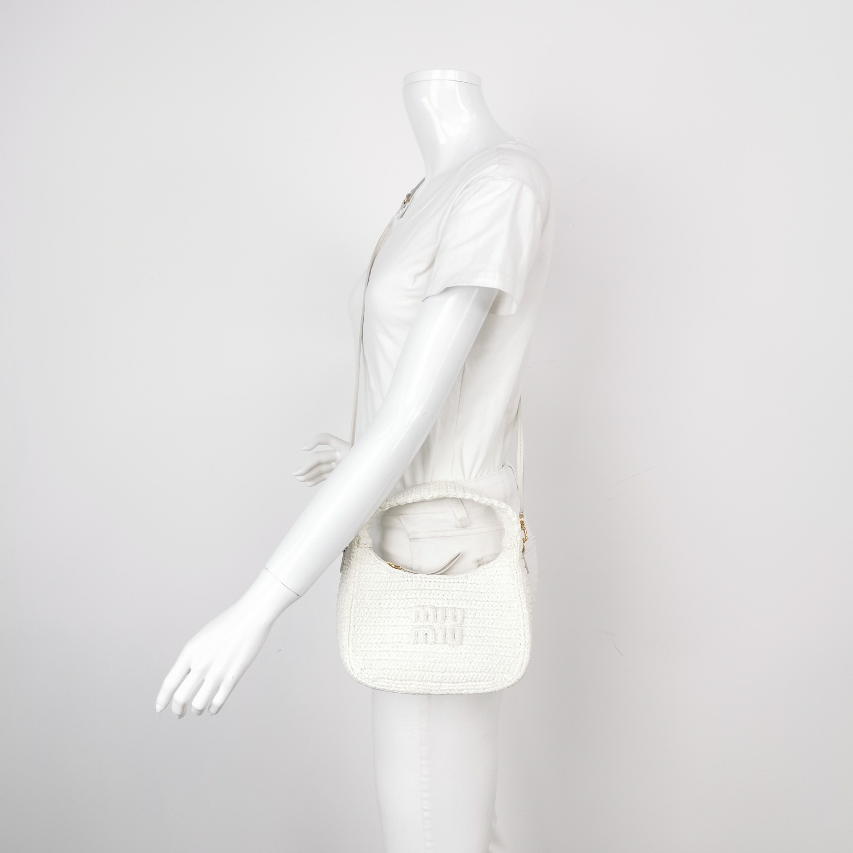 Miu Miu Wander Hobo Crochet Mini — alternate view