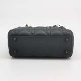 Dior Ultra Matte Lady Dior Chain Bag Cannage Quilt Calfskin Mini — thumbnail 6