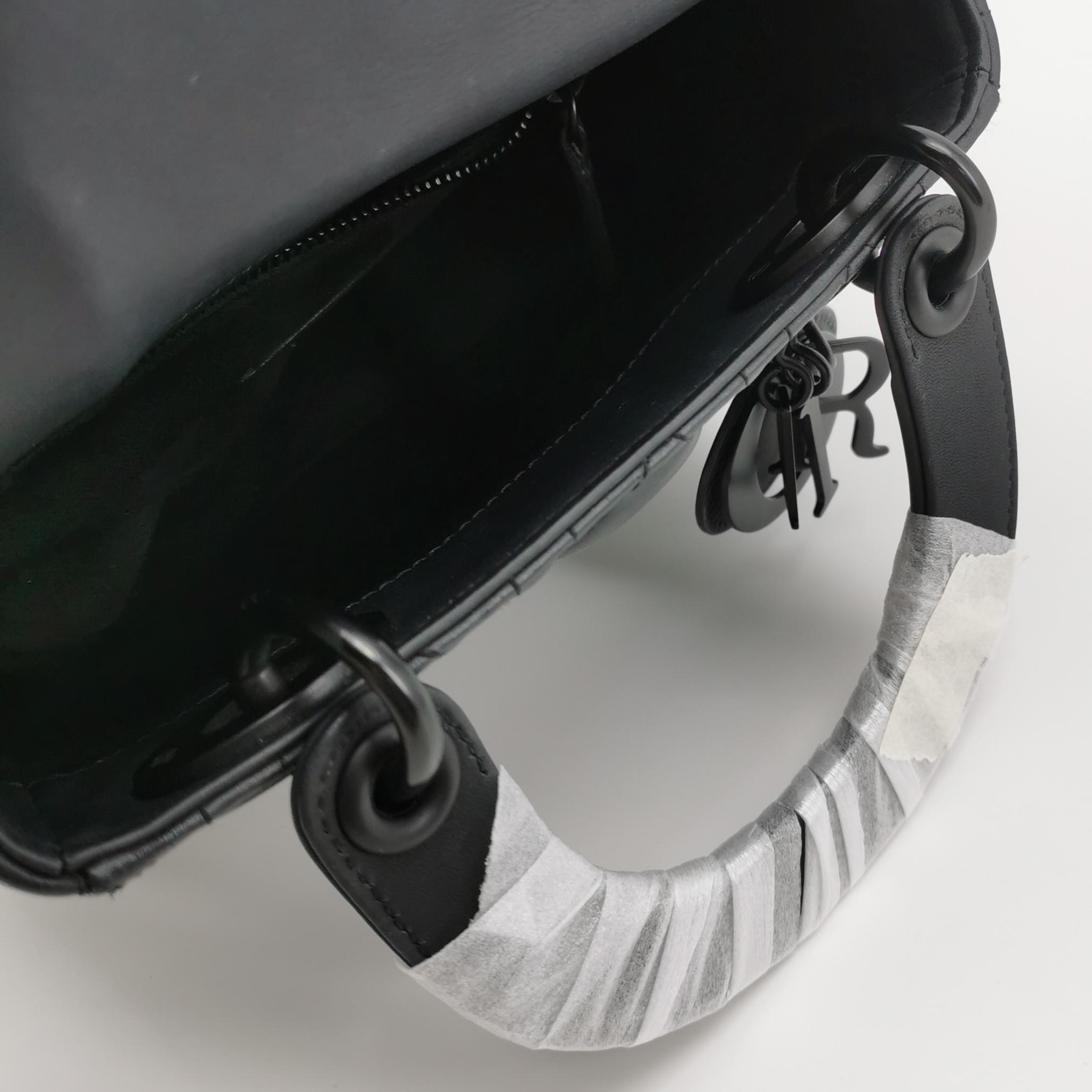 Dior Ultra Matte Lady Dior Chain Bag Cannage Quilt Calfskin Mini — photo 8 of 22