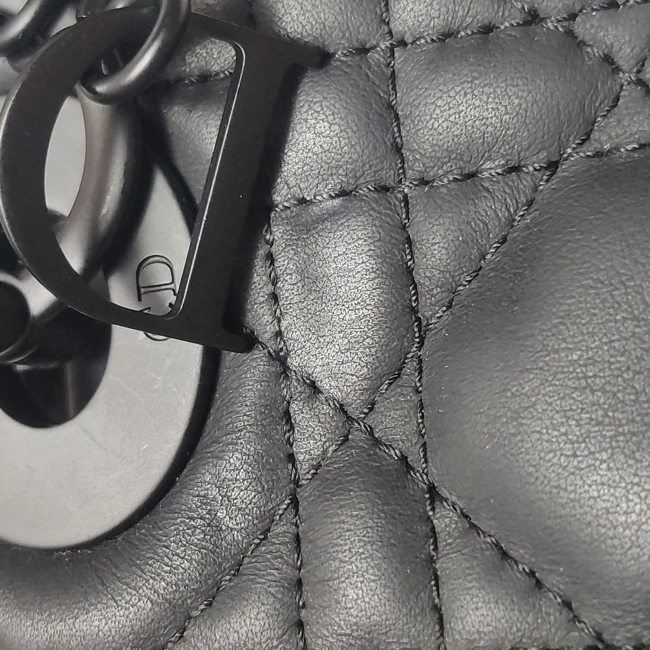 Dior Ultra Matte Lady Dior Chain Bag Cannage Quilt Calfskin Mini — photo 10 of 22