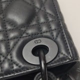 Dior Ultra Matte Lady Dior Chain Bag Cannage Quilt Calfskin Mini — thumbnail 14