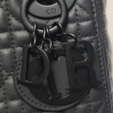 Dior Ultra Matte Lady Dior Chain Bag Cannage Quilt Calfskin Mini — thumbnail 11