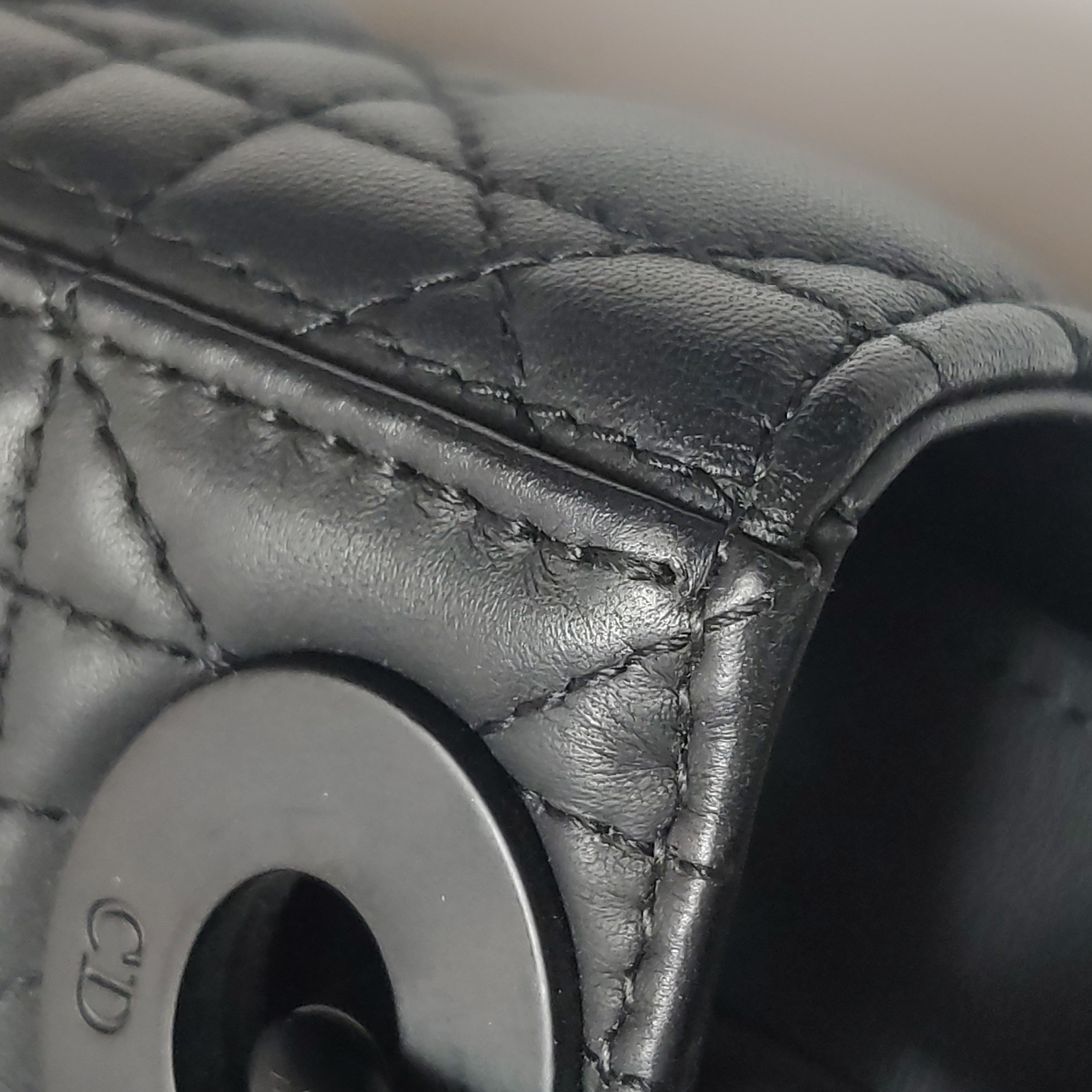 Dior Ultra Matte Lady Dior Chain Bag Cannage Quilt Calfskin Mini — photo 18 of 22