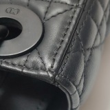 Dior Ultra Matte Lady Dior Chain Bag Cannage Quilt Calfskin Mini — thumbnail 18