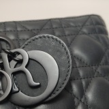 Dior Ultra Matte Lady Dior Chain Bag Cannage Quilt Calfskin Mini — thumbnail 12