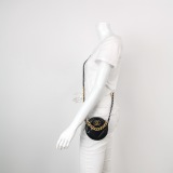 Chanel 19 Round Clutch with Chain Quilted Leather — thumbnail 2