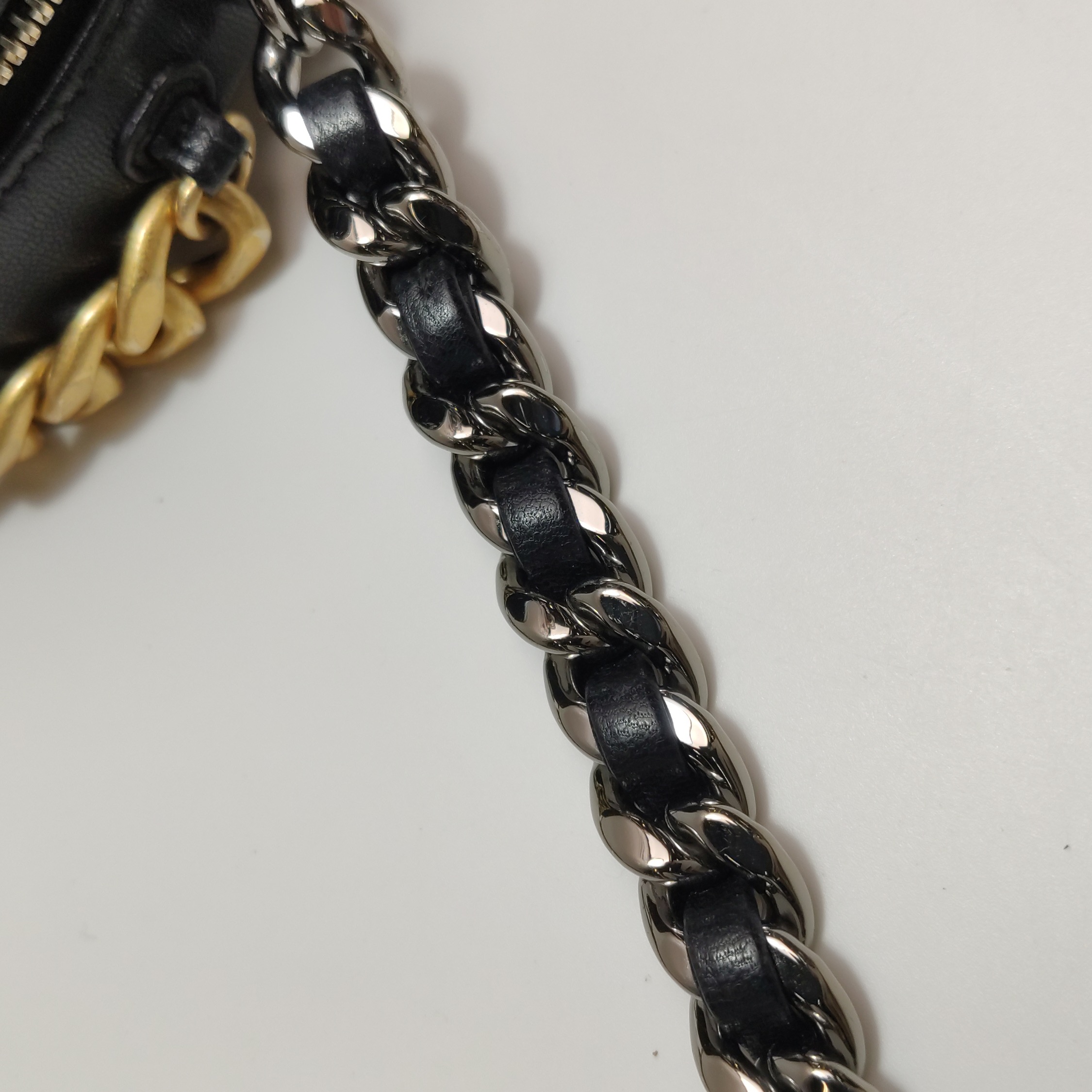 Chanel 19 Round Clutch with Chain Quilted Leather — photo 10 of 19