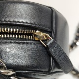 Chanel 19 Round Clutch with Chain Quilted Leather — thumbnail 12