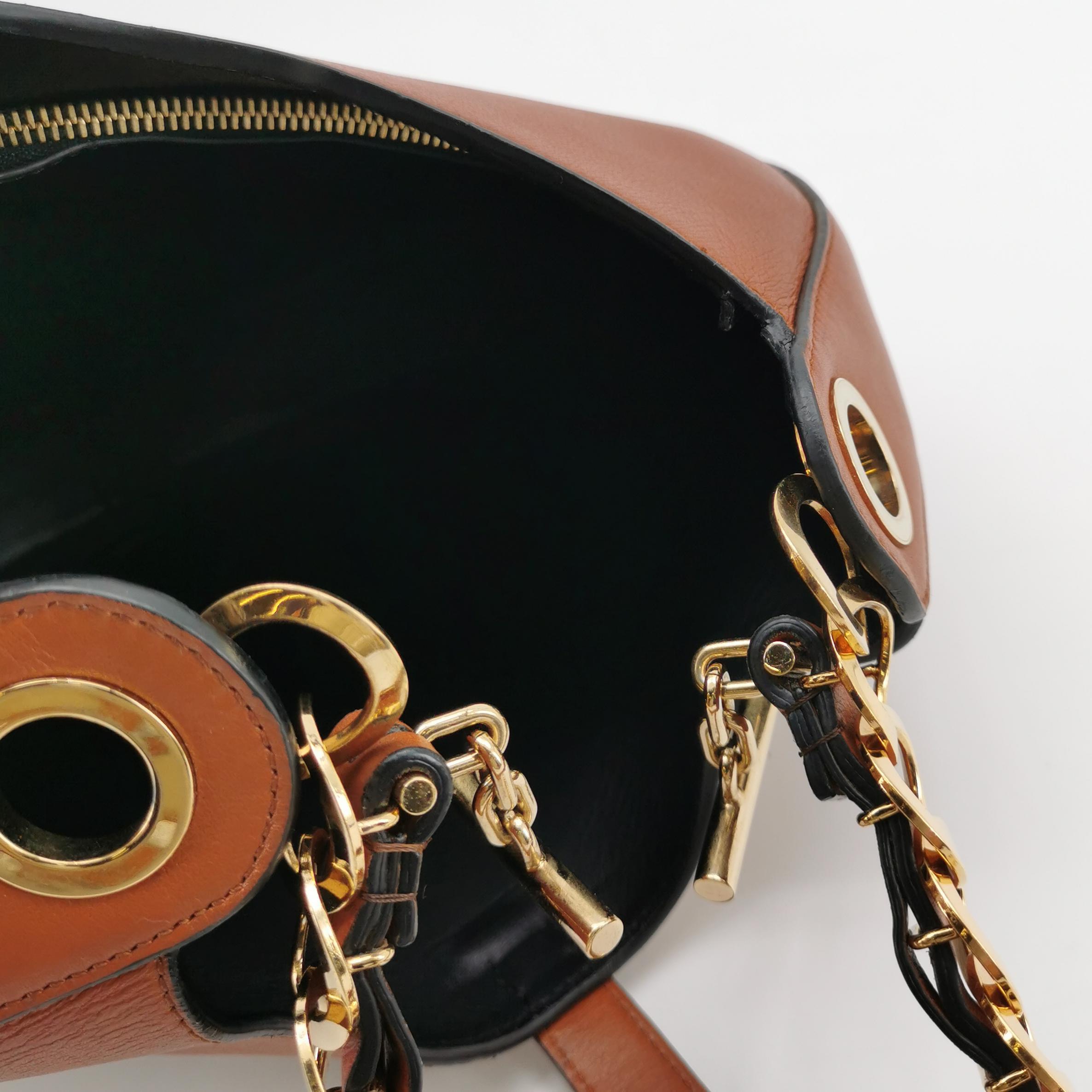 Loewe Joyce Shoulder Bag Calfskin Sheepskin Gold Plated Brass — photo 7 of 28