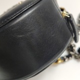 Chanel 19 Round Clutch with Chain Quilted Leather — thumbnail 16
