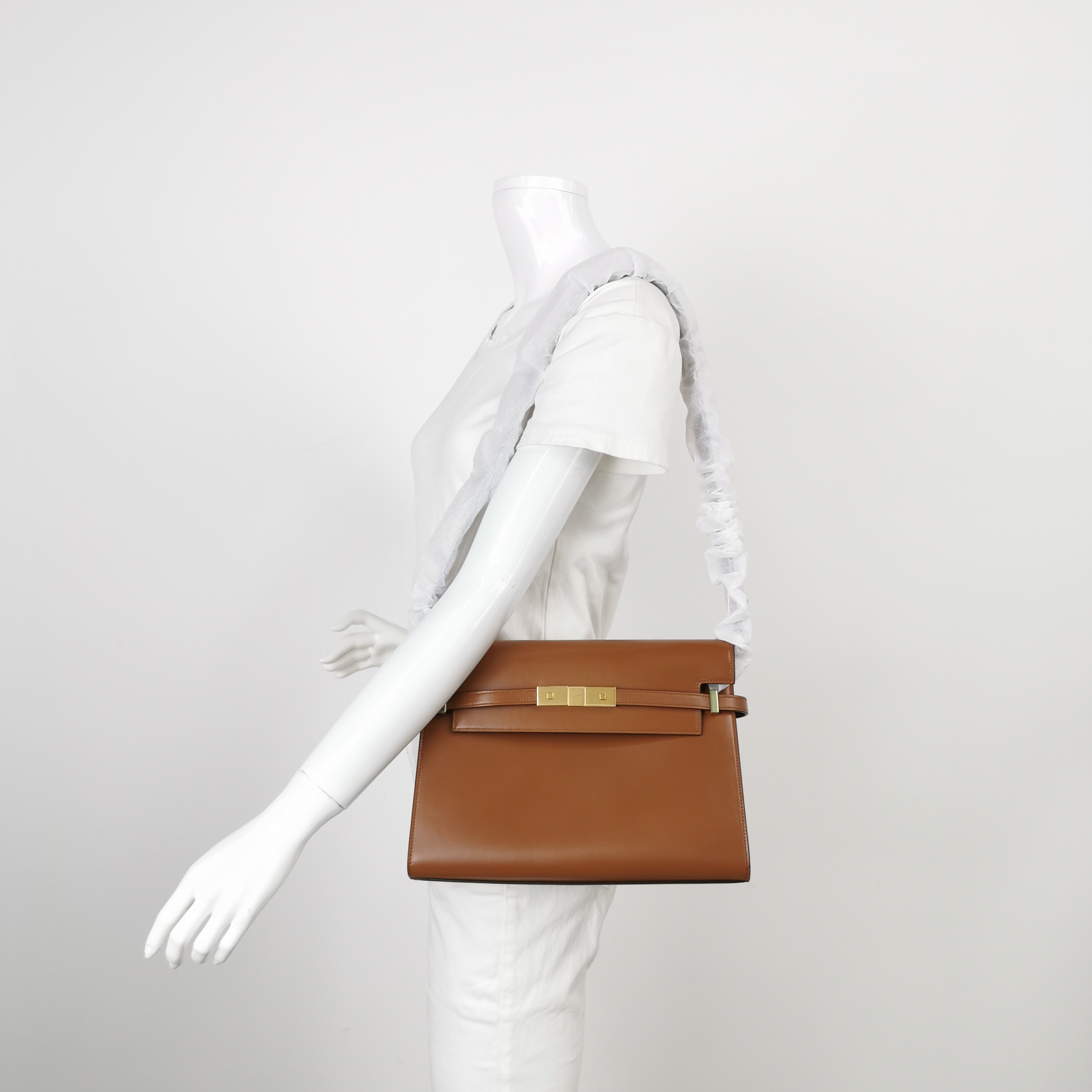 Saint Laurent Manhattan Shoulder Bag Leather Medium — alternate view