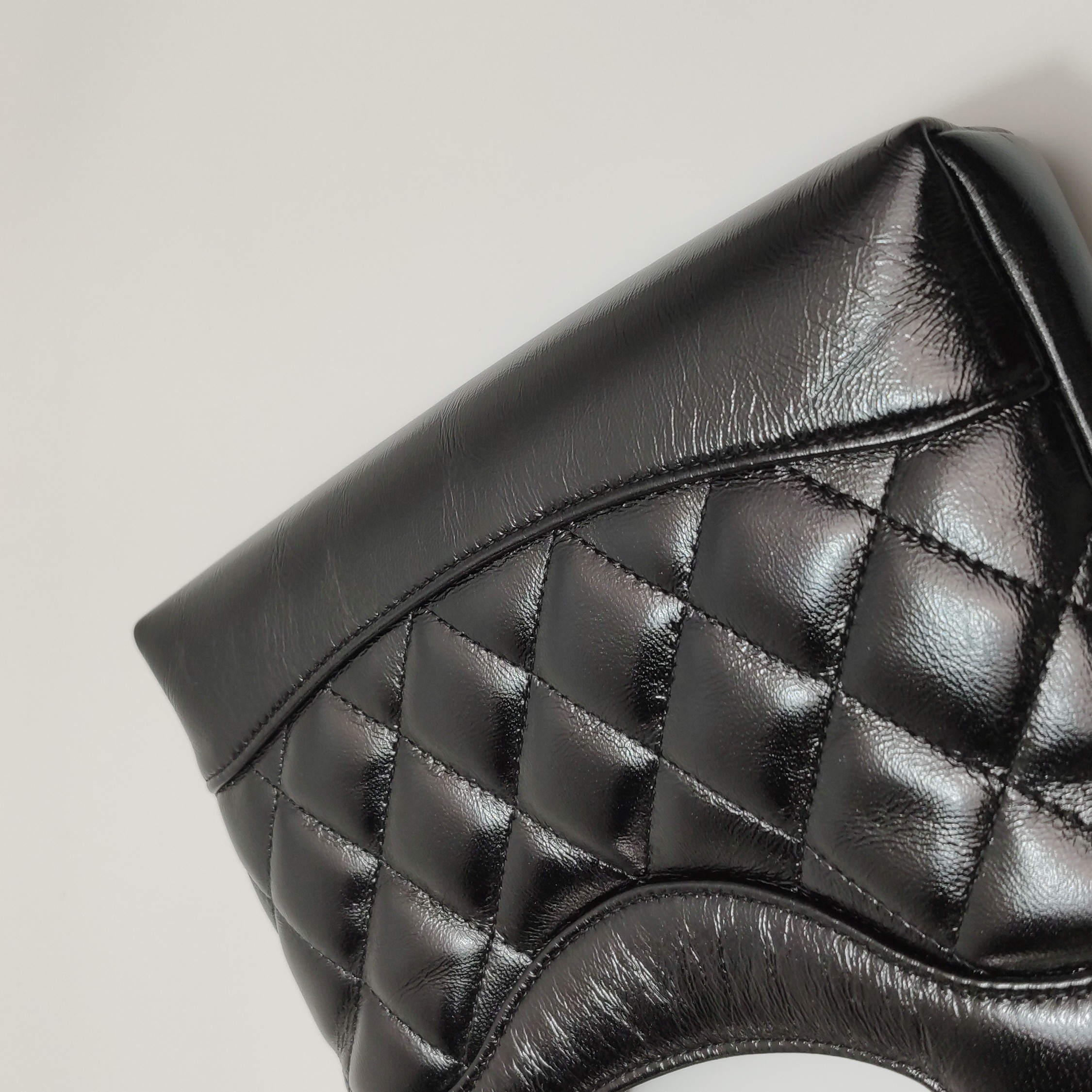 Chanel 31 Shopping Bag Clutch with Chain Quilted Shiny Crumpled Calfskin Nano — photo 10 of 11