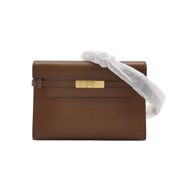 Saint Laurent Manhattan Shoulder Bag Leather Medium — pre-owned, Vierlot