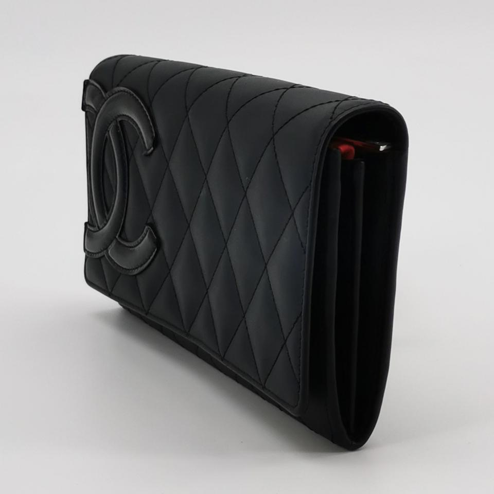 Chanel Cambon Gusset Wallet Quilted Lambskin Long — photo 3 of 14