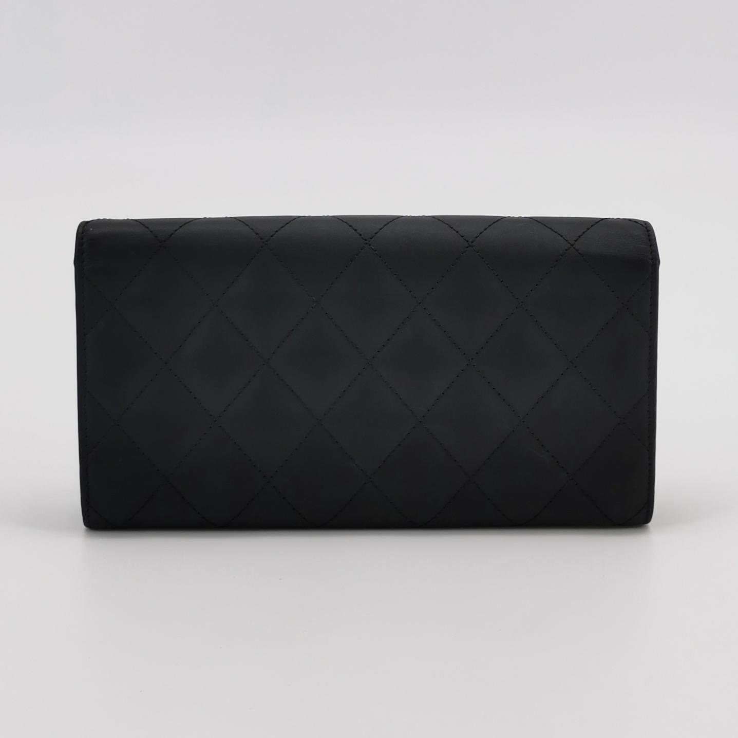 Chanel Cambon Gusset Wallet Quilted Lambskin Long — photo 4 of 14