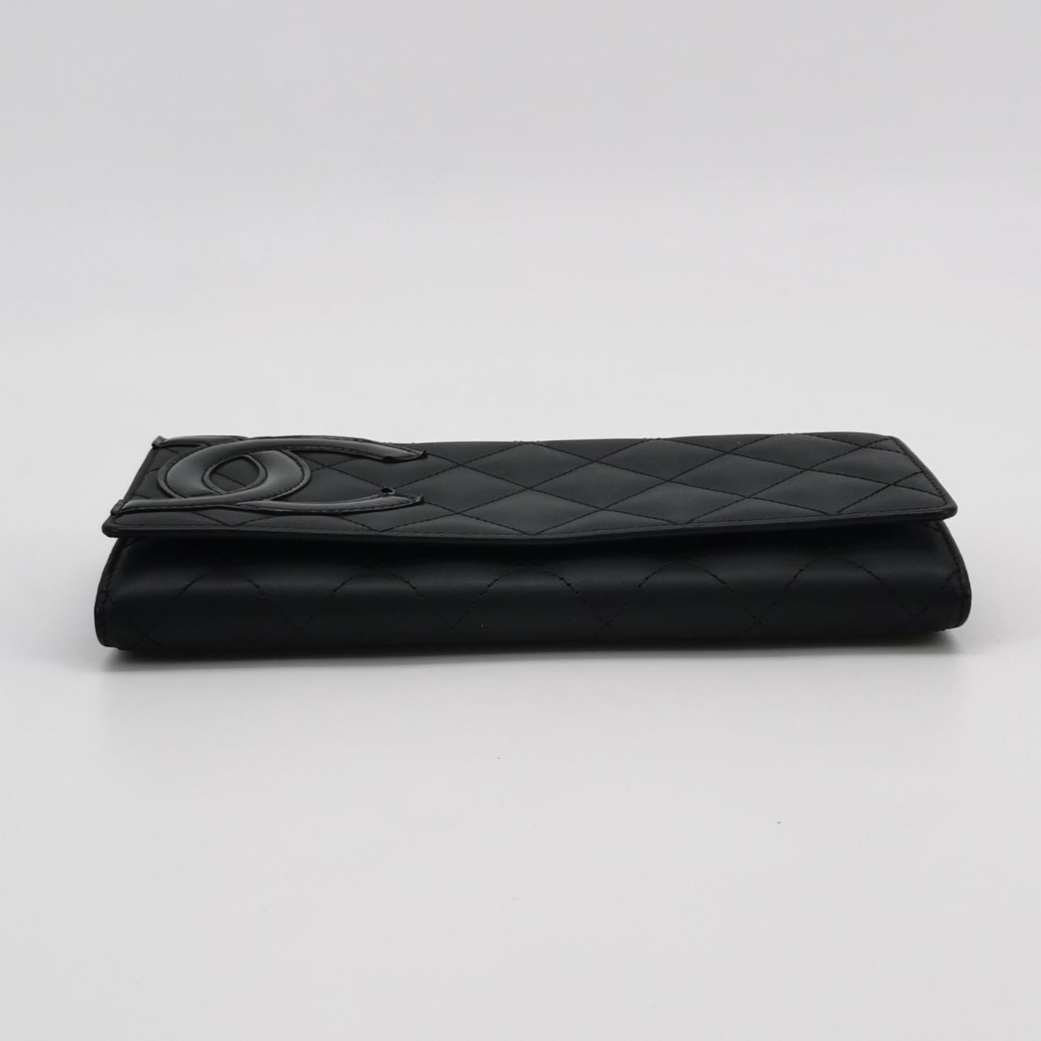 Chanel Cambon Gusset Wallet Quilted Lambskin Long — photo 5 of 14