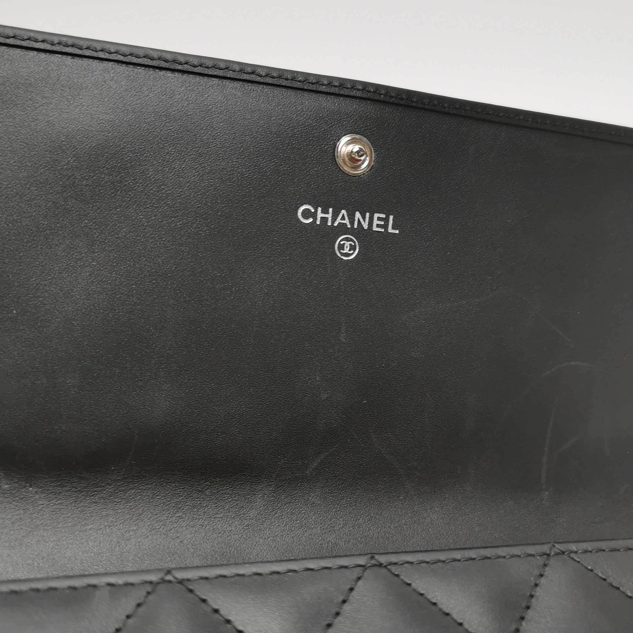Chanel Cambon Gusset Wallet Quilted Lambskin Long — photo 11 of 14