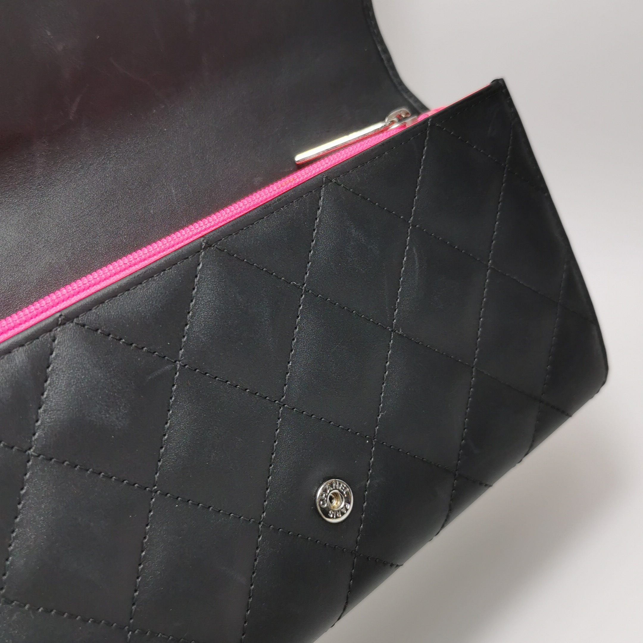 Chanel Cambon Gusset Wallet Quilted Lambskin Long — photo 13 of 14
