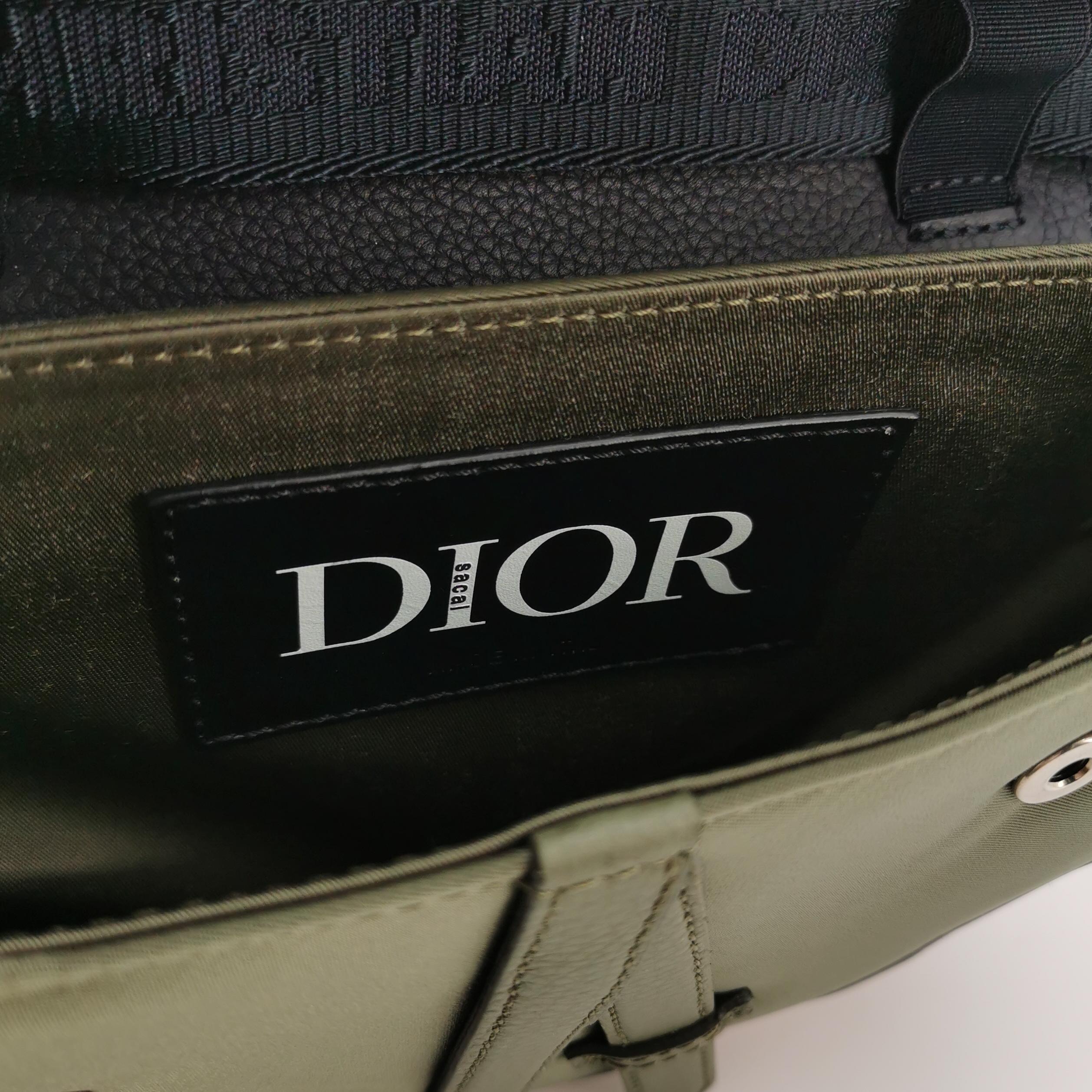 Christian Dior x Sacai Saddle Crossbody Bag Technical Fabric and Leather Mini — photo 8 of 16