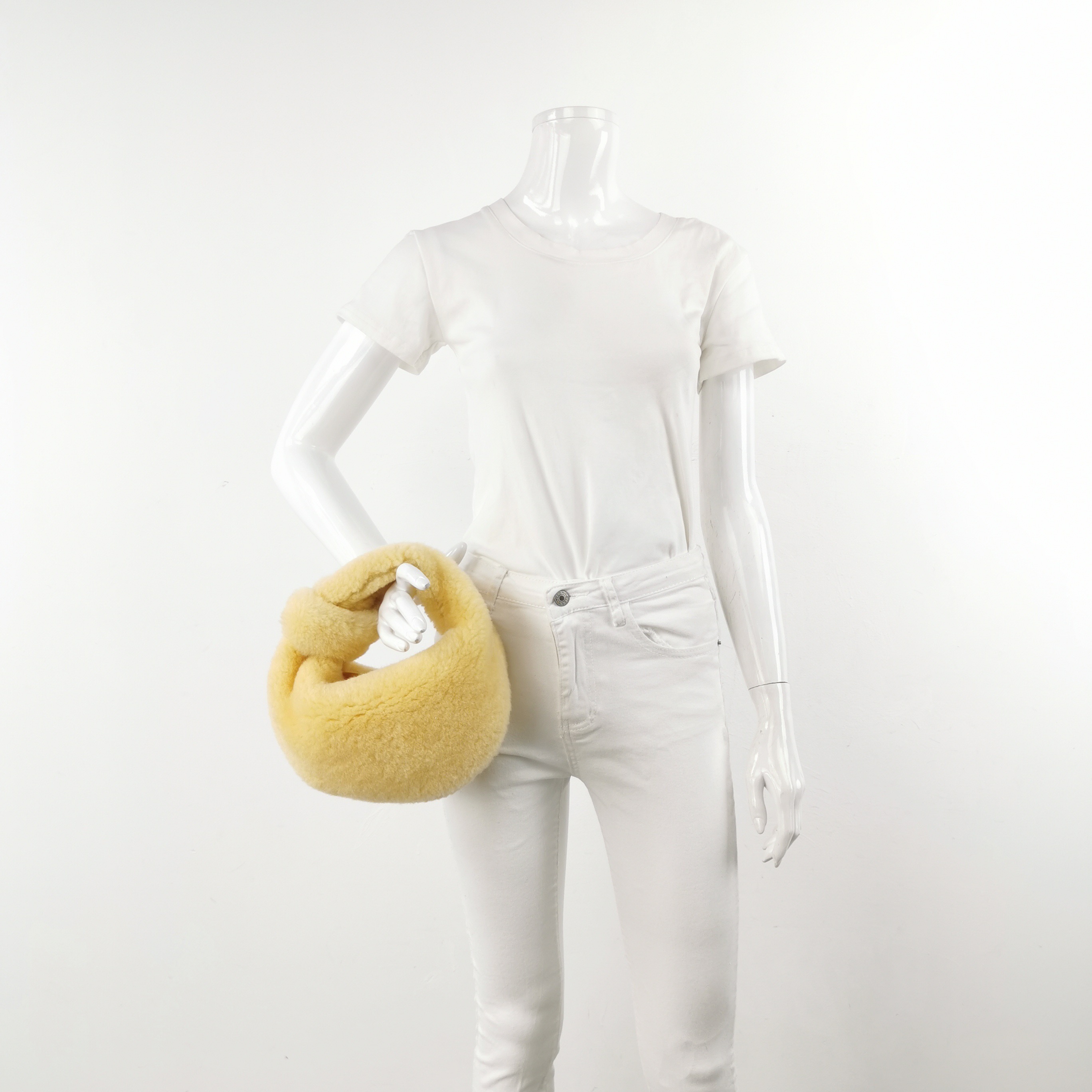 Bottega Veneta BV Jodie Hobo Shearling Mini — alternate view