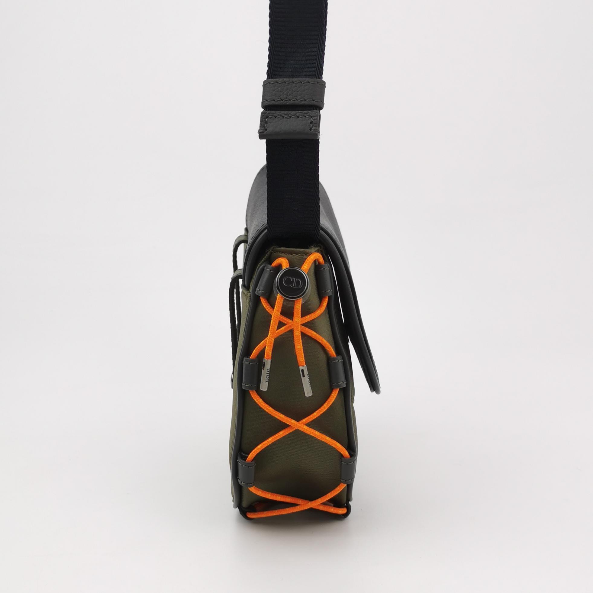 Christian Dior x Sacai Saddle Crossbody Bag Technical Fabric and Leather Mini — photo 5 of 15