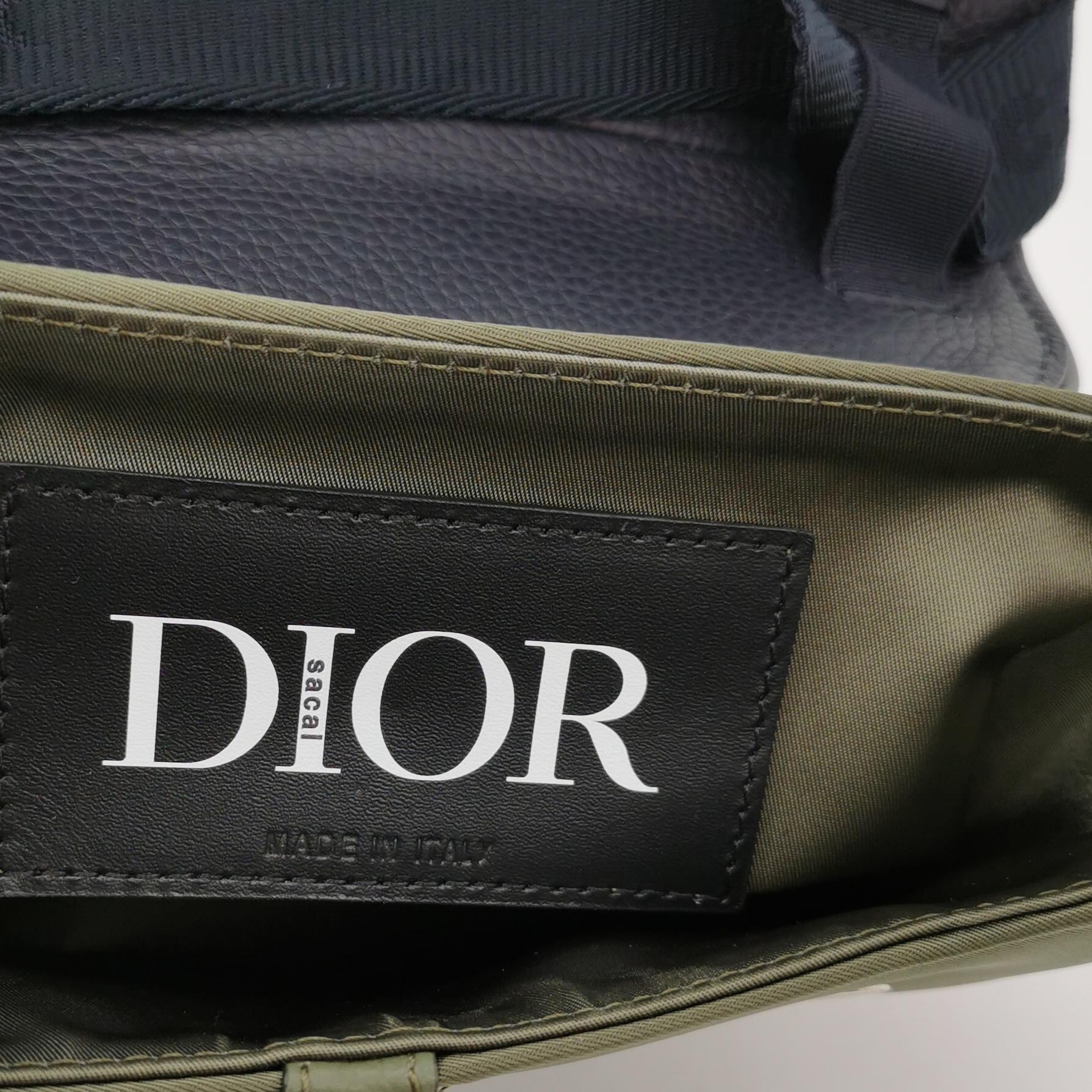 Christian Dior x Sacai Saddle Crossbody Bag Technical Fabric and Leather Mini — photo 8 of 15