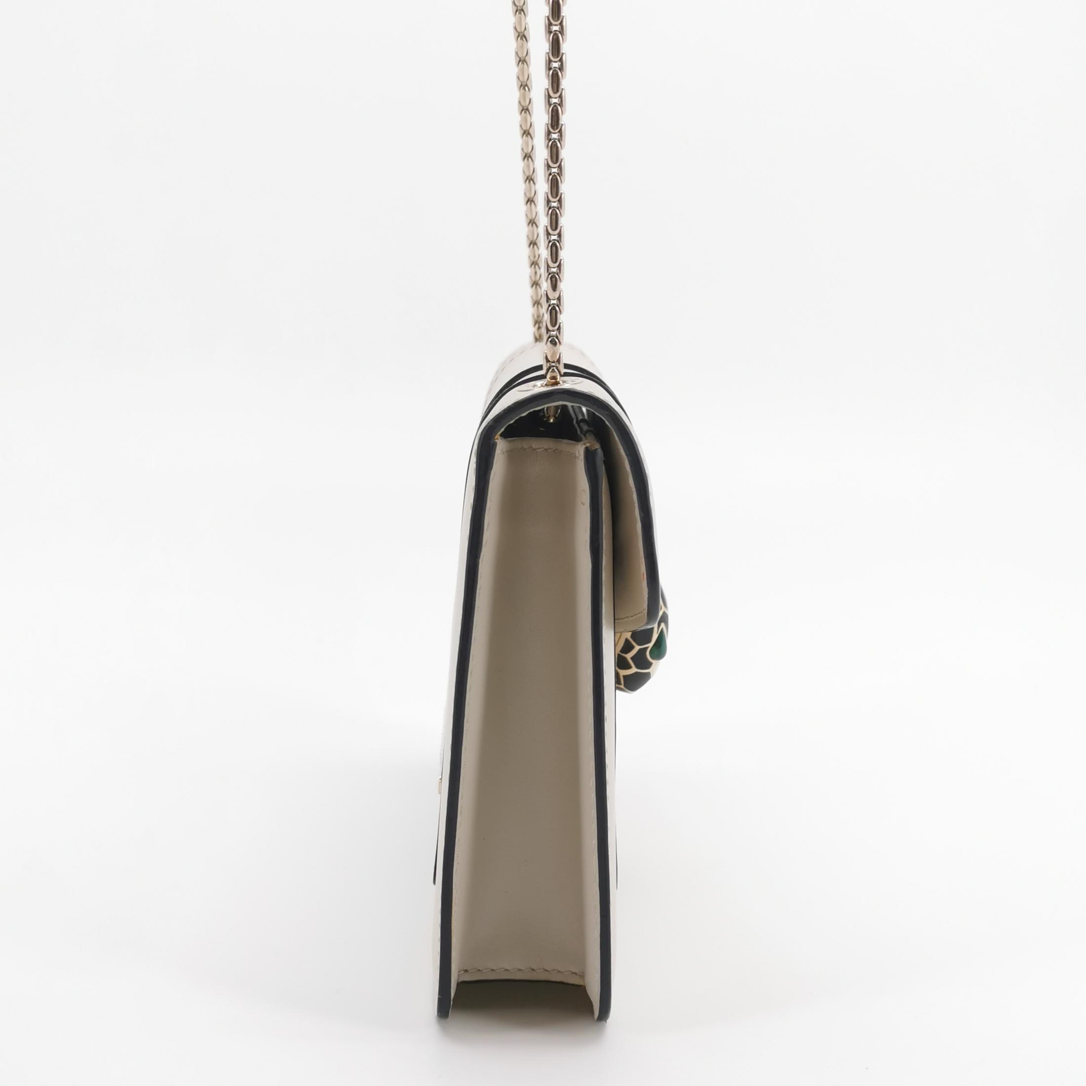 Bvlgari Serpenti Forever Square Shoulder Bag Leather Small — photo 3 of 22