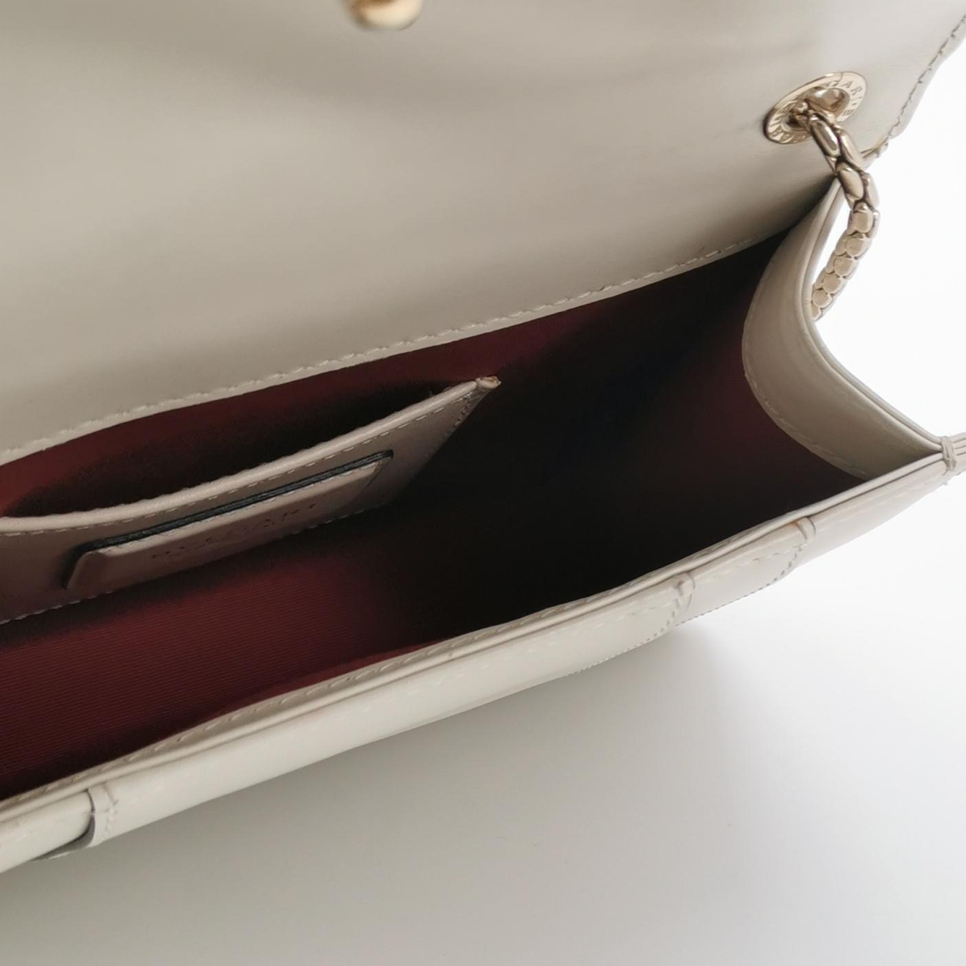 Bvlgari Serpenti Forever Square Shoulder Bag Leather Small — photo 7 of 22