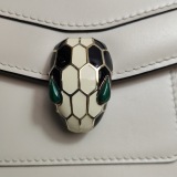 Bvlgari Serpenti Forever Square Shoulder Bag Leather Small — thumbnail 9