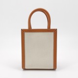 Celine Vertical Cabas Tote Canvas with Leather Mini — thumbnail 3