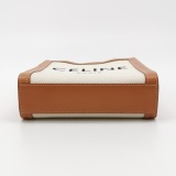 Celine Vertical Cabas Tote Canvas with Leather Mini — thumbnail 6
