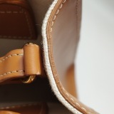 Celine Vertical Cabas Tote Canvas with Leather Mini — thumbnail 8