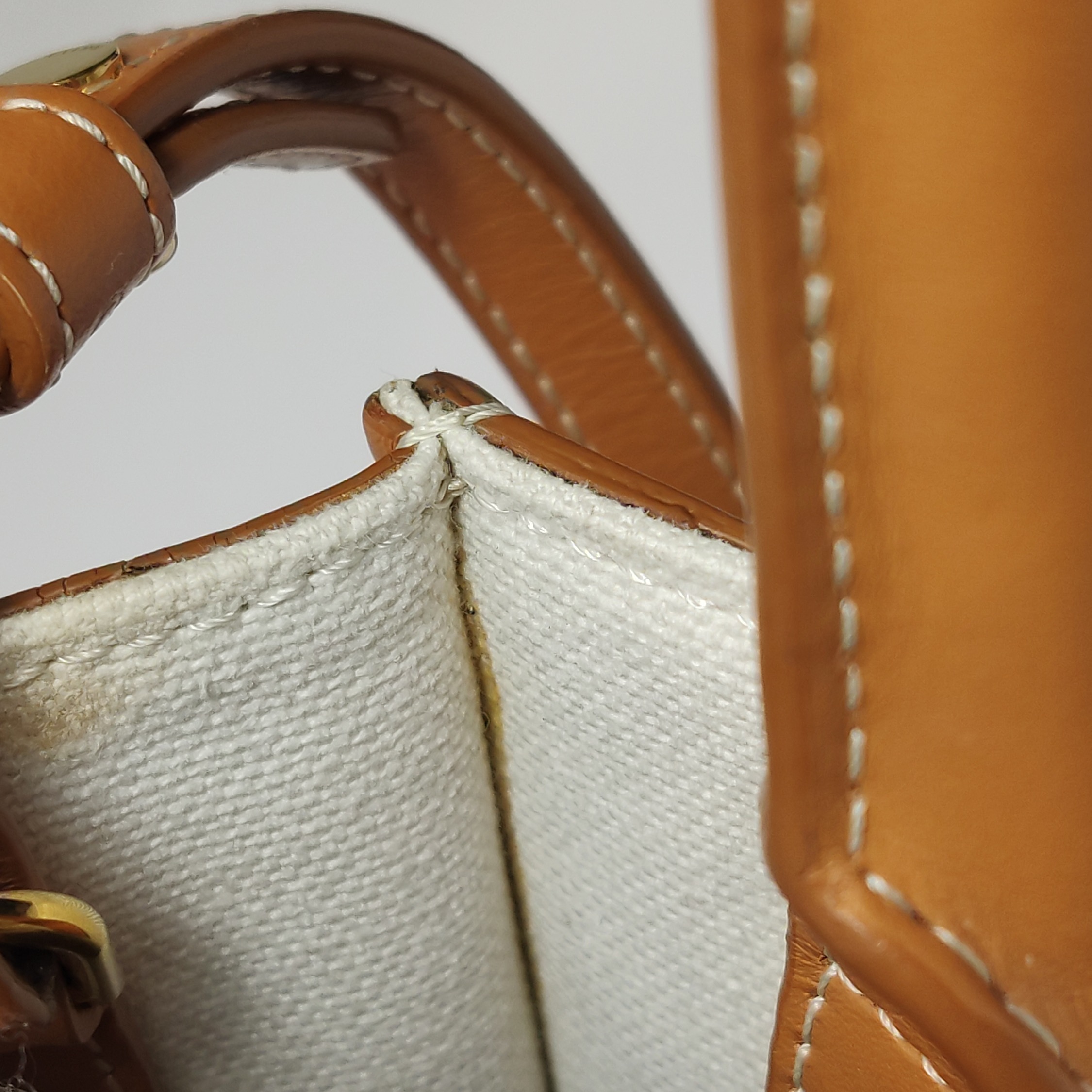 Celine Vertical Cabas Tote Canvas with Leather Mini — photo 8 of 15