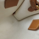 Celine Vertical Cabas Tote Canvas with Leather Mini — thumbnail 9